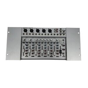 Behringer Eurorack MXB1002 10-Channel Battery Powered Mic Line Mixer Silver